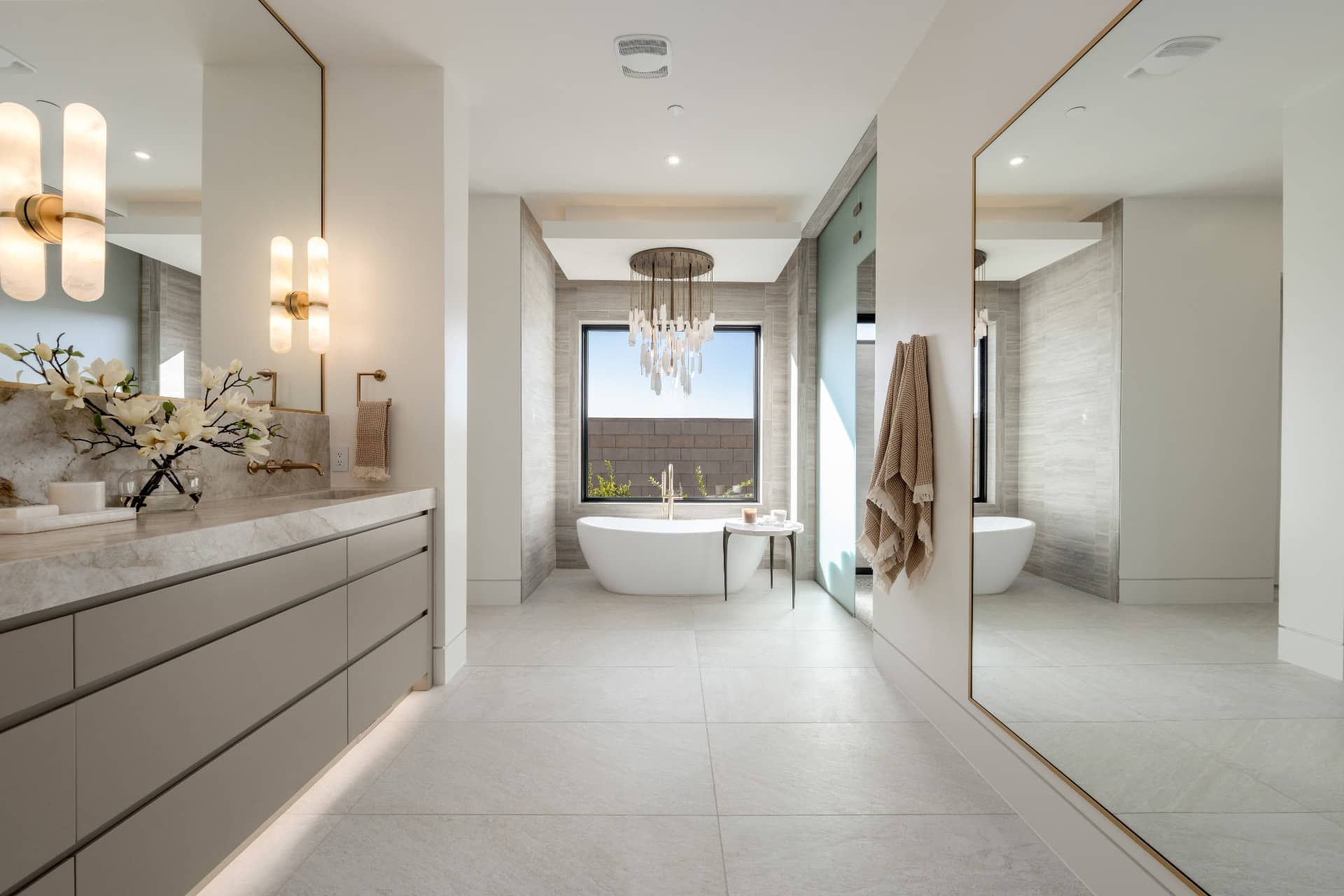 Primary spa bath